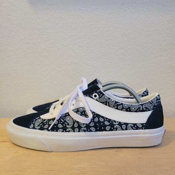 Vans Bold Ni 'Bandana Dress Blues' VN0A5DYAI9X Mens Size 10 No Box Blue Rag Rare - Picture 2 of 9